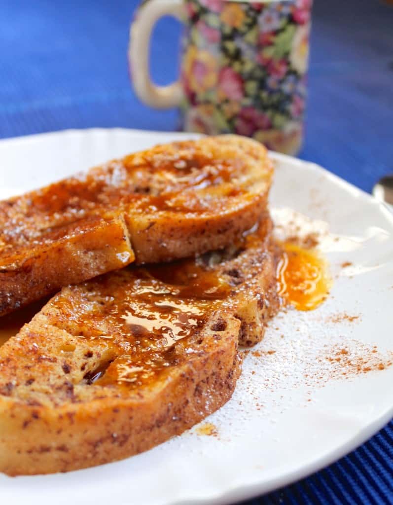 Cinnamon French Toast with Orange Syrup