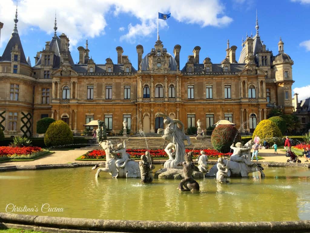 Waddesdon Manor in the sunshine