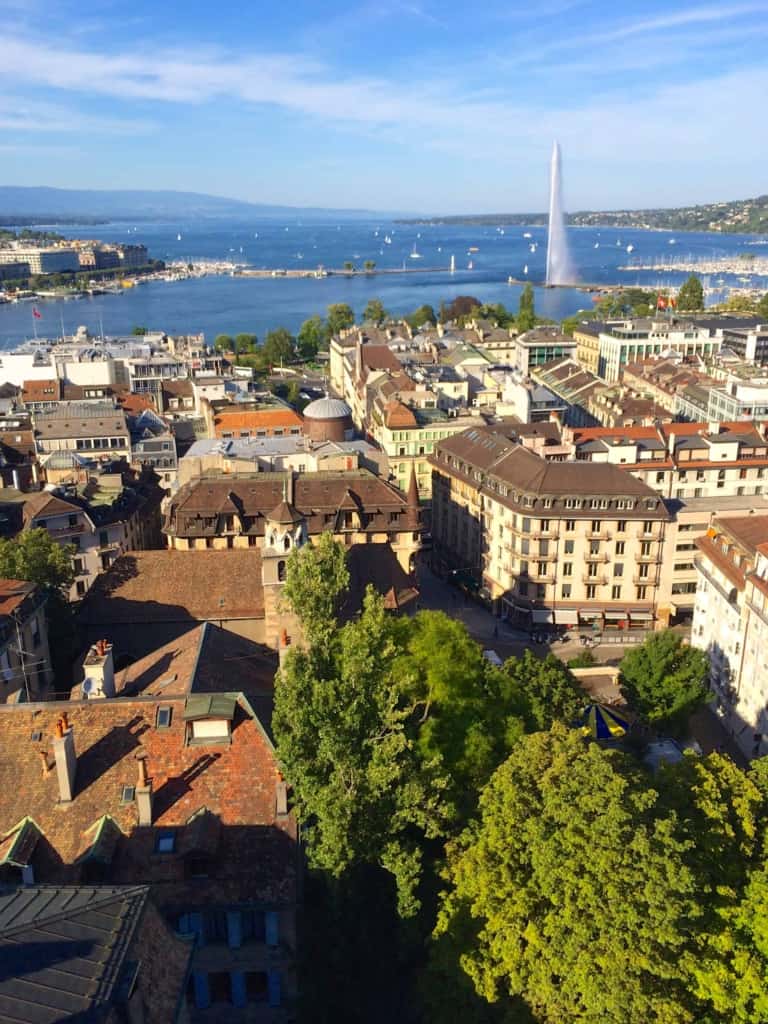 rooftops of Geneva