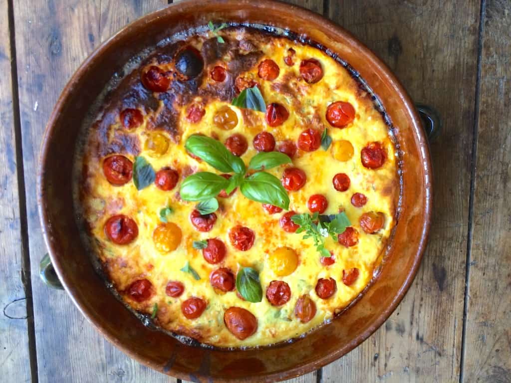 Tomato-Clafoutis