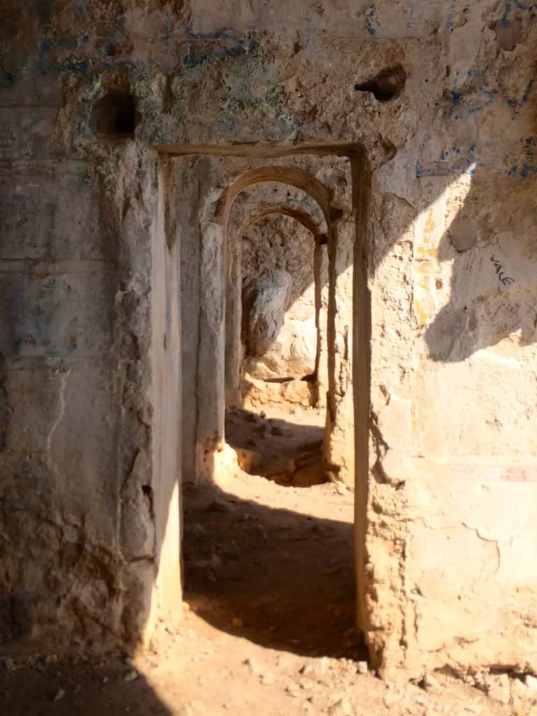 Arched doorways in Temple of Jupiter