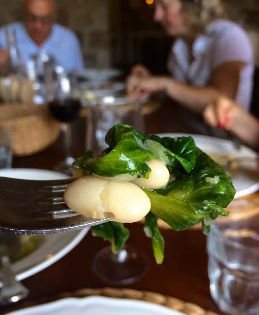 Escarole and beans at Il Contadino cucina povera recipes