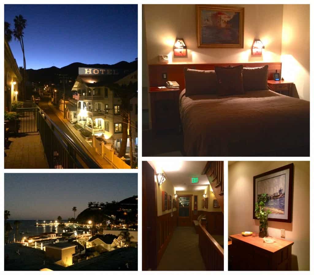 Avalon Hotel room and views at night