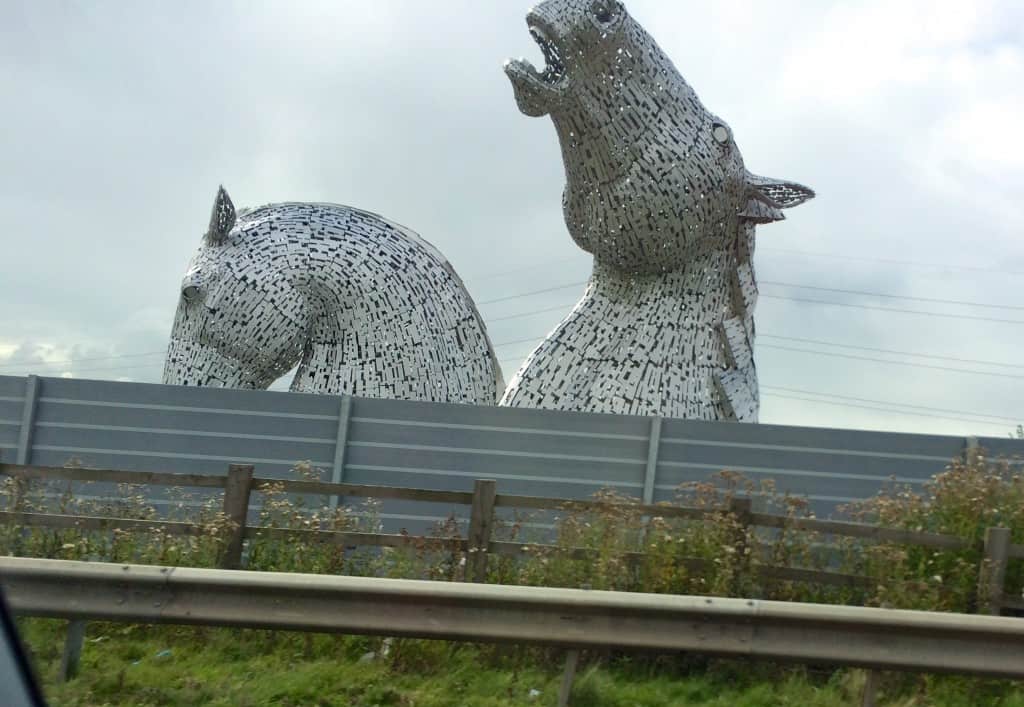 The Kelpies in Scotland