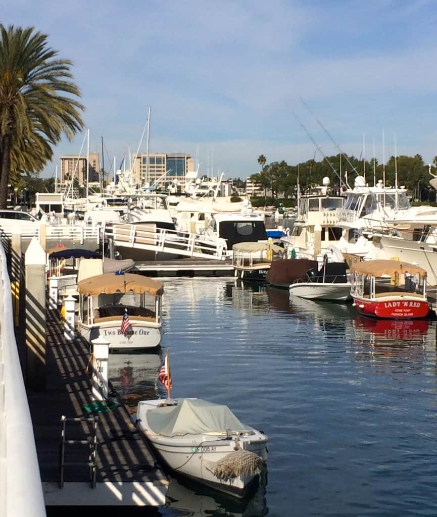 Boats in Newport Beach, California