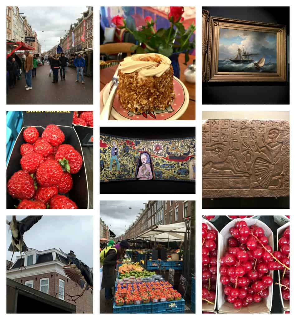 visiting amsterdam over king's day at the market