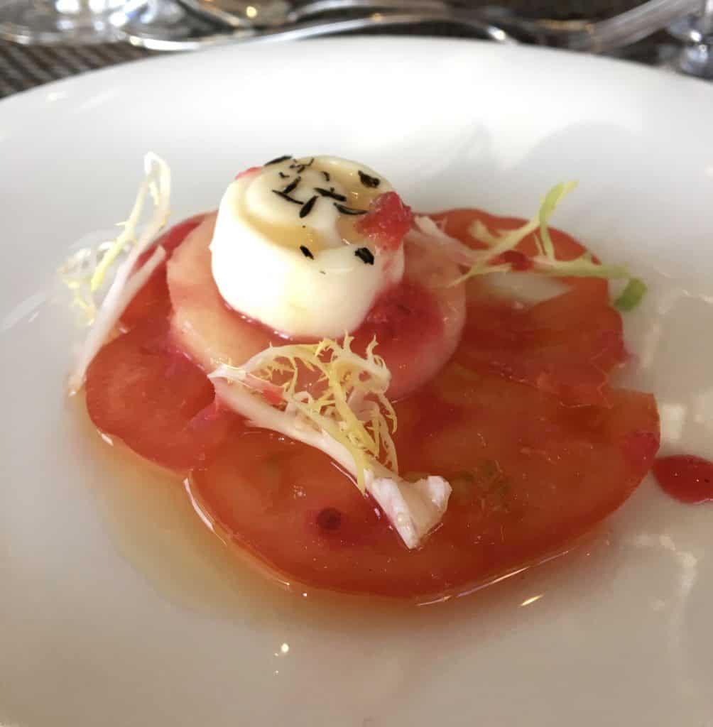 Marinated Tomato and Goat Cheese Appetizer
