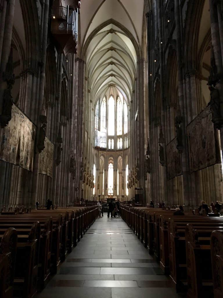 Interior of the Cologne Cathedral