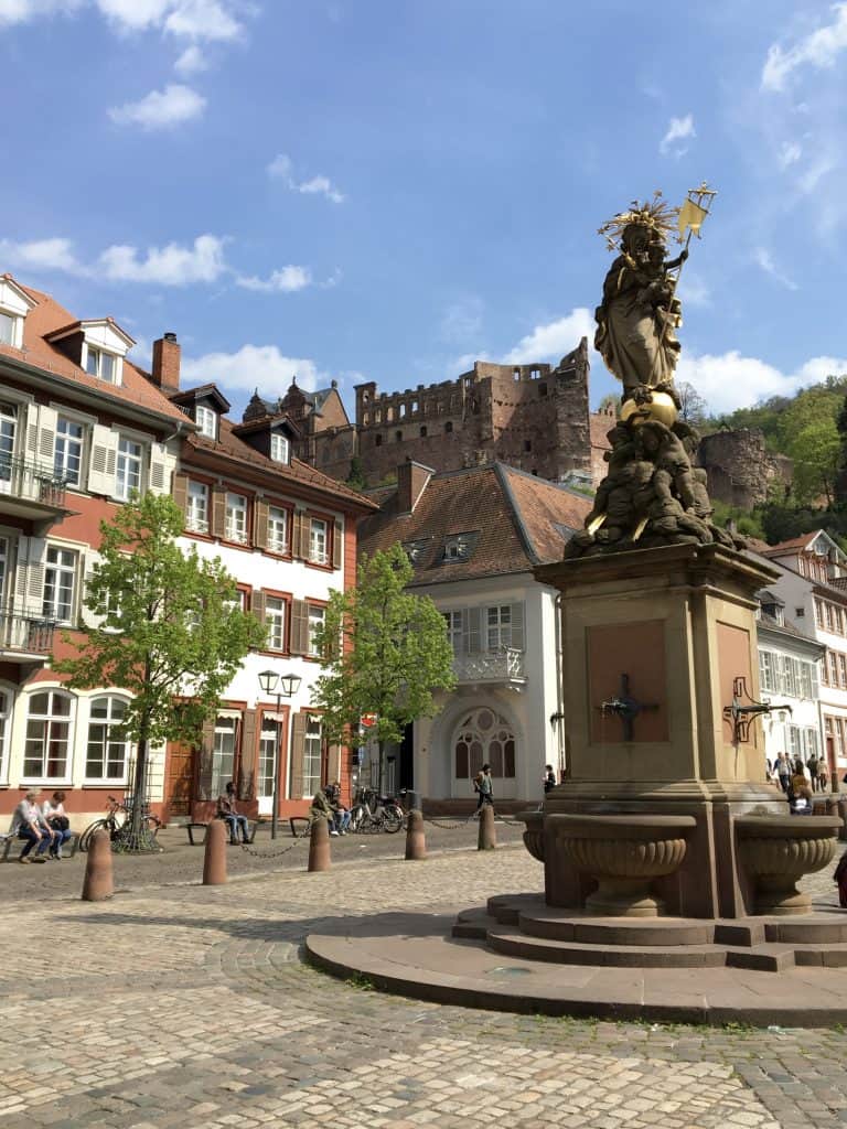 square in Heidelberg, Germany
