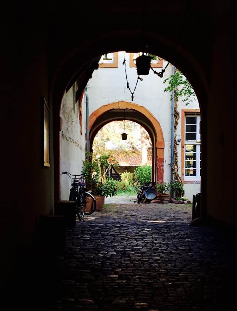 Archway in Heidelberg, Germany