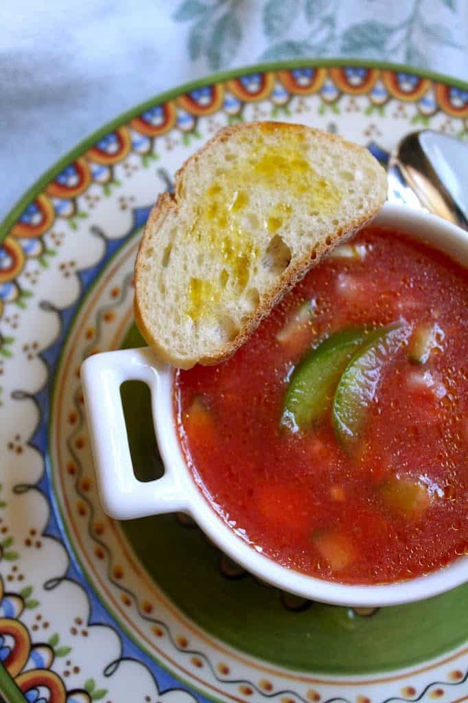 ways to use fresh garden tomatoes Gazpacho: chilled tomato soup