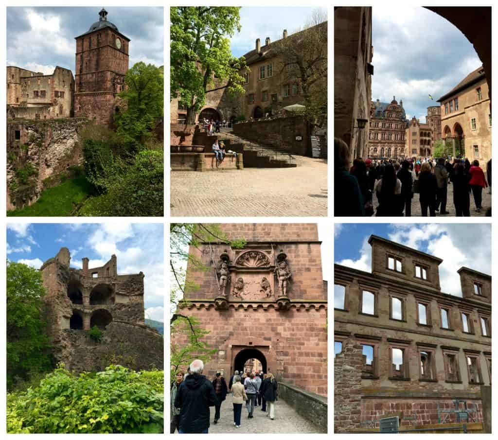 Heidelberg Castle collage