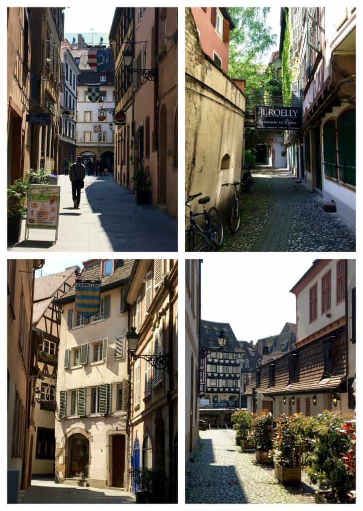 Peaceful streets in Strasbourg, France