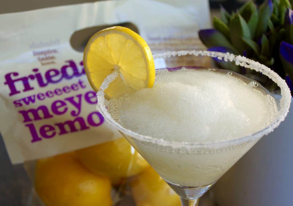 The Best Lemon Drop Martini Slush EVER!