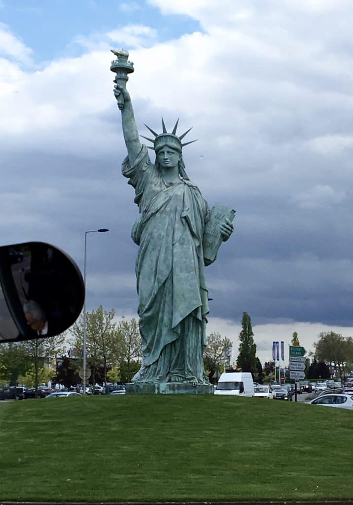 Statue of Liberty in Colmar, France.