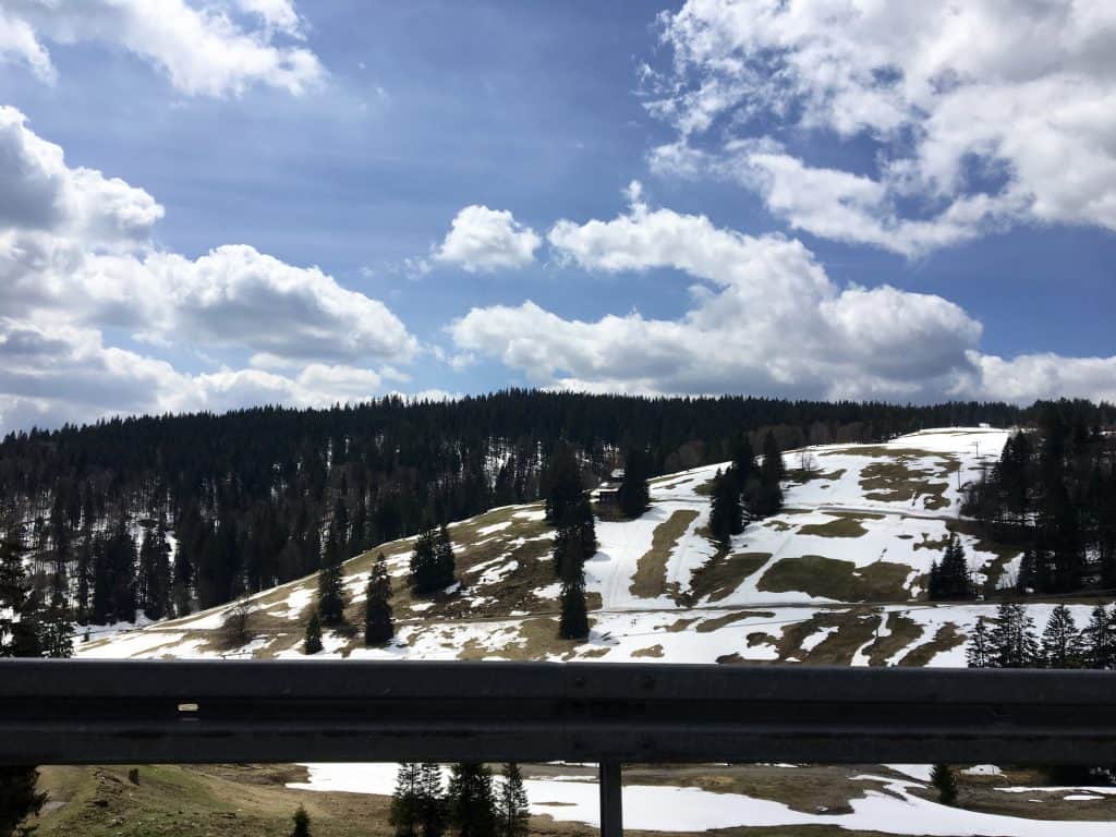 Snow in the Black Forest in May 2016