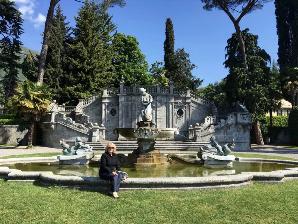 driving from Switzerland to the Italian Lakes park in Tremezzo