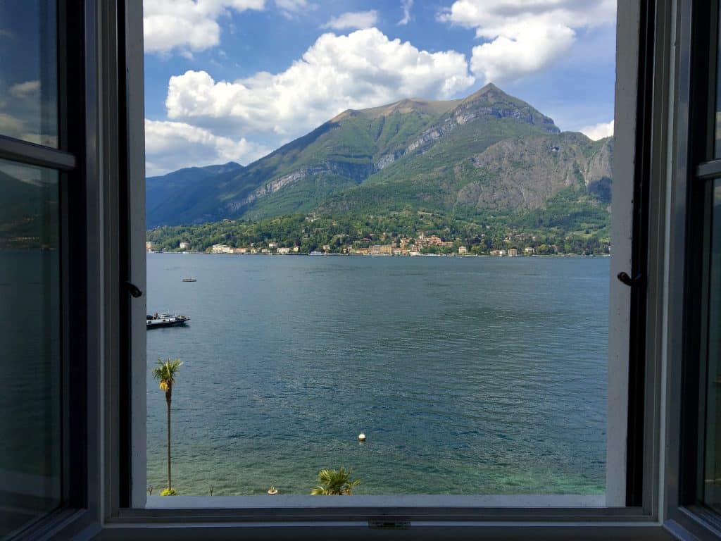 Room with a view at the Grand Hotel Villa Serbelloni