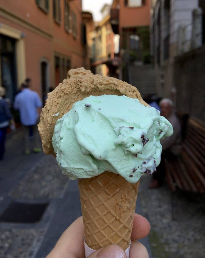 Gelato in Bellagio!