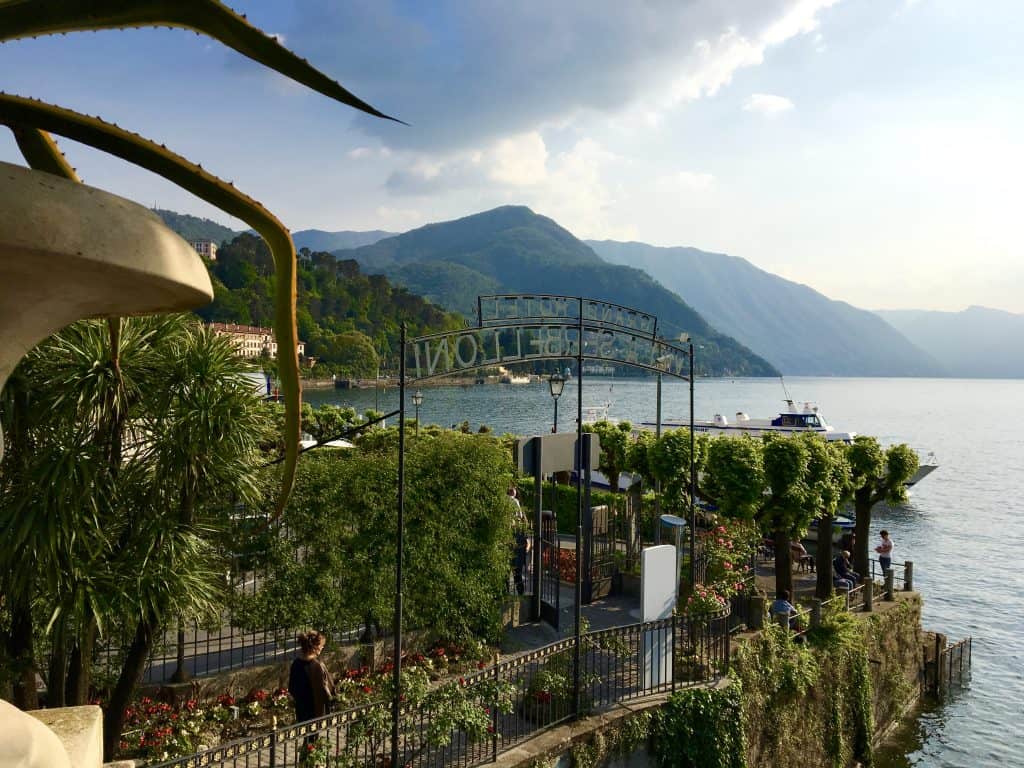 View from the terrace at Grand Hotel Villa Serbelloni