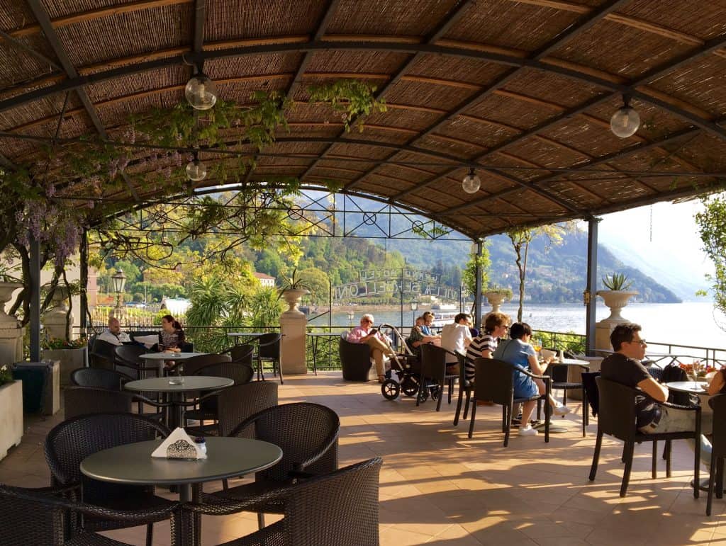 Terrace at the Grand Hotel Villa Serbelloni