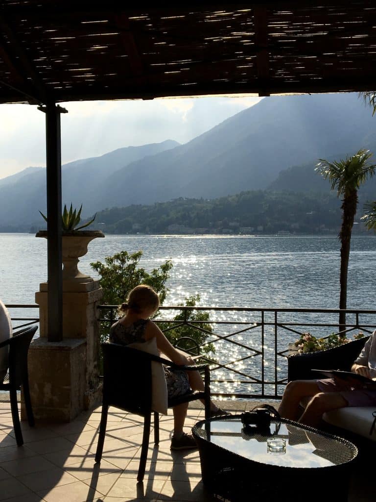 Terrace view at the Grand Hotel Villa Serbelloni