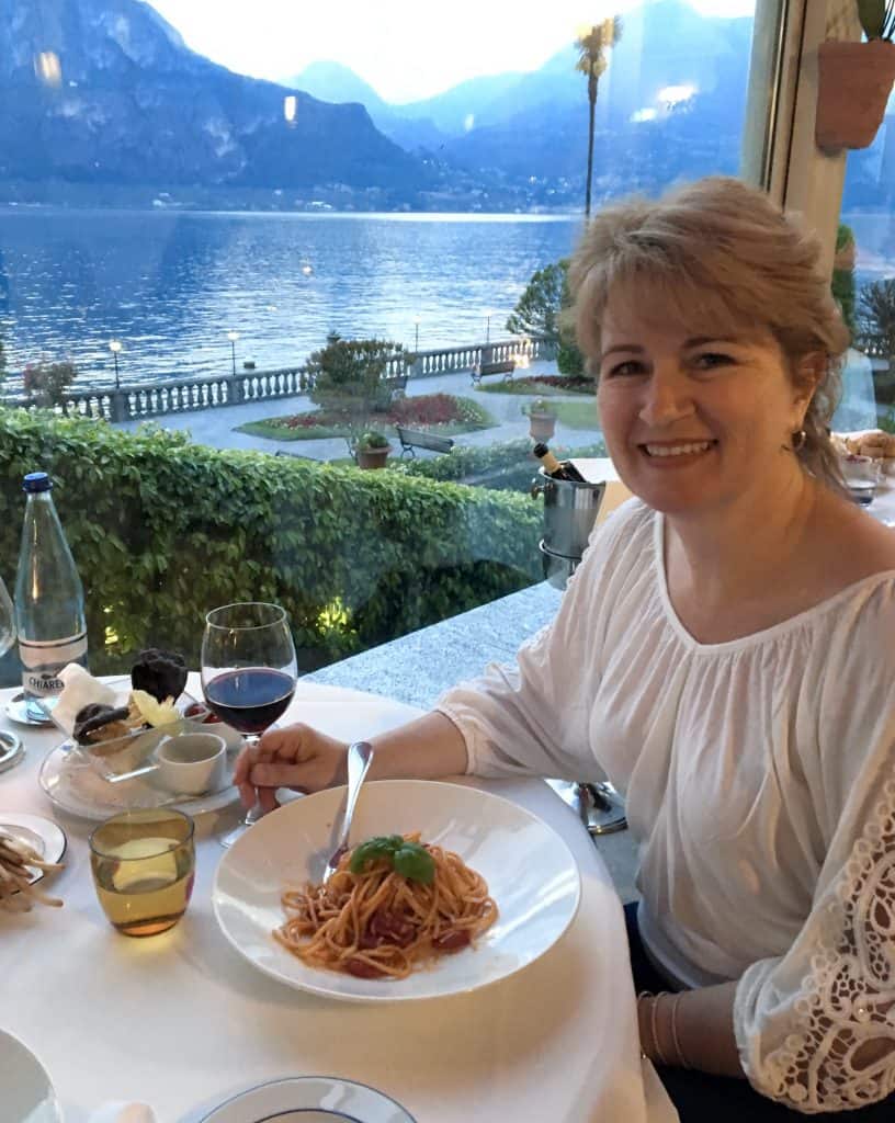 Christina Conte (Christina's Cucina) at Mistral, Grand Hotel Villa Serbelloni, Italy
