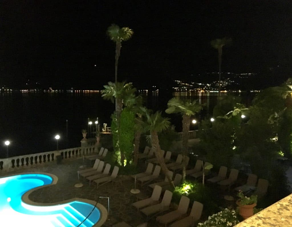 Grand Hotel Villa Serbelloni at night