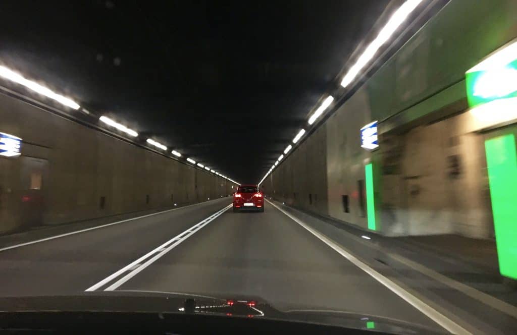 Gotthard Tunnel in Switzerland