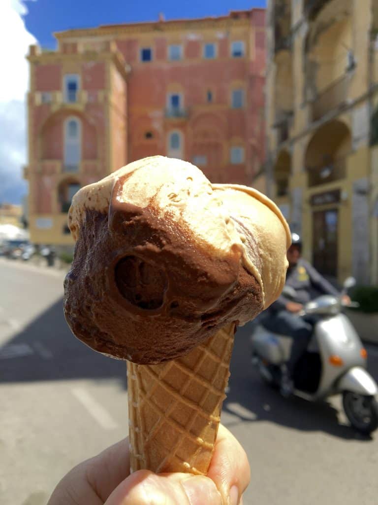 Gelato in Gaeta, Italy