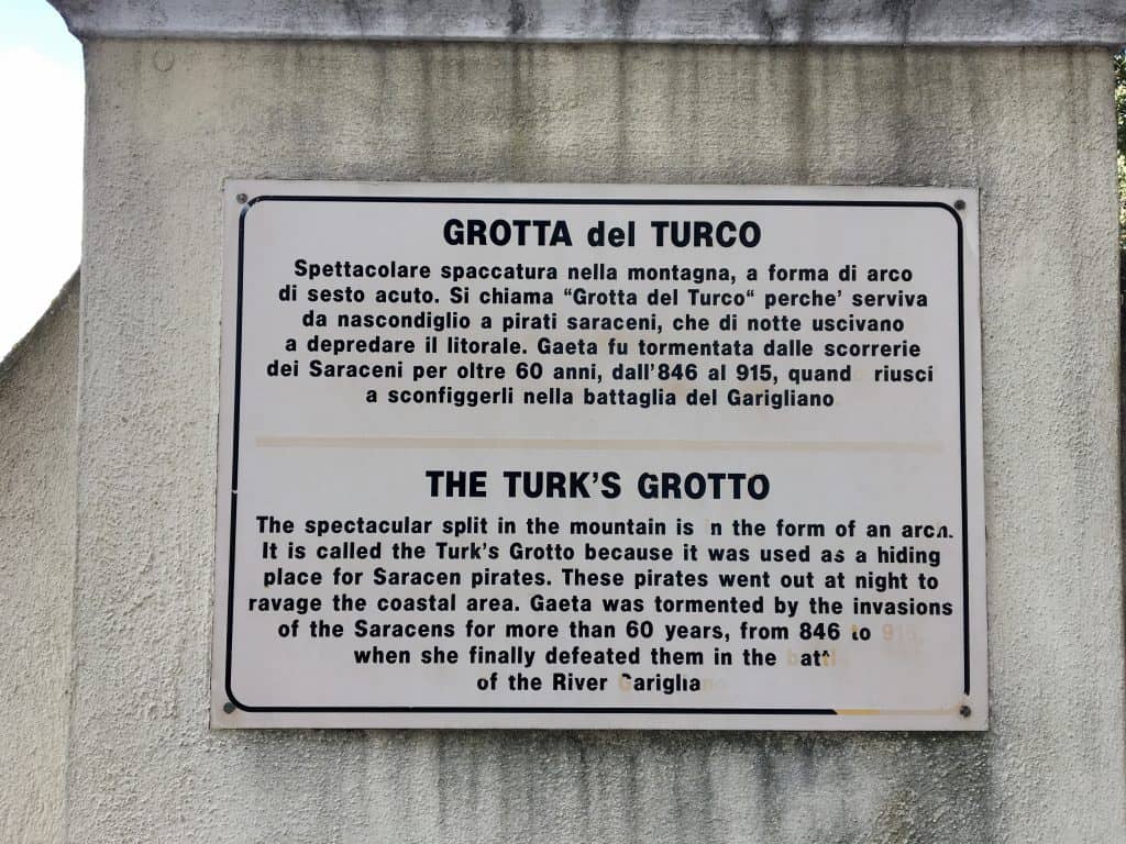 Turk's Grotto in Montagna Spaccata