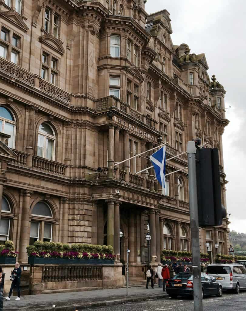 The Rocco Forte Balmoral Hotel in Edinburgh