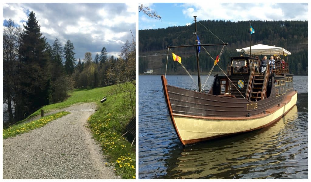 Boat on Lake Titisee