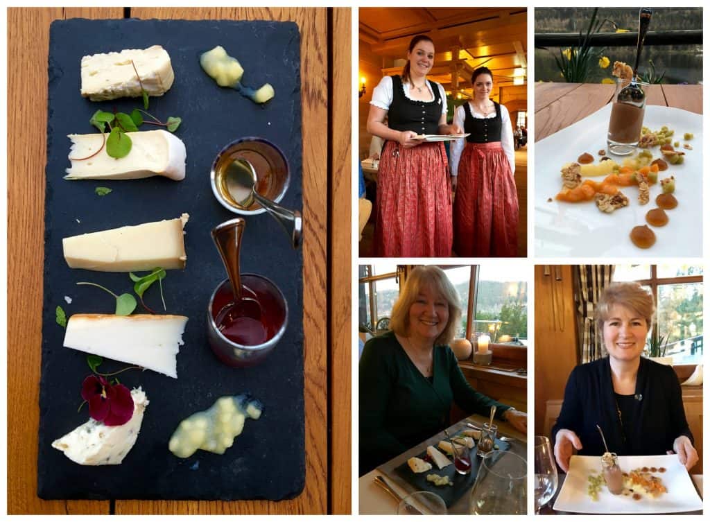 Cheese and dessert at Hotel Alemannenhof