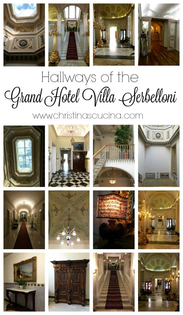 One could be content to endlessly wander the hallways at the Grand Hotel Villa Serbelloni!