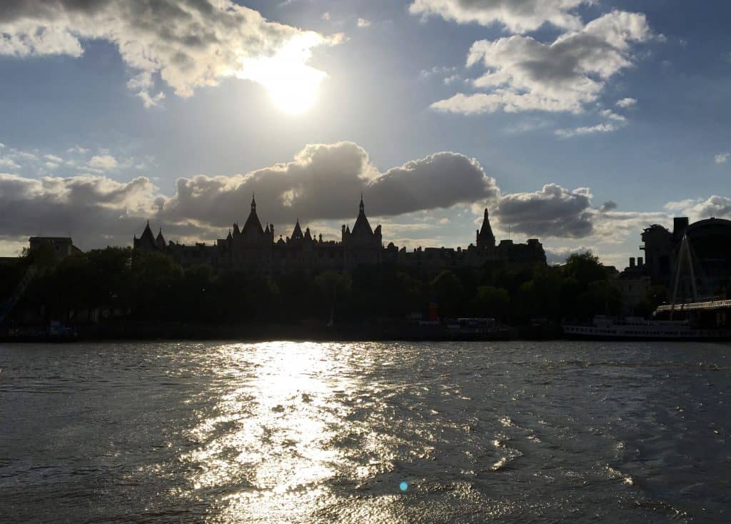 Silhouette of the Royal Horseguards Hotel, London