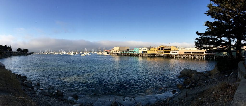 Picturesque Fisherman's Wharf in Monterey