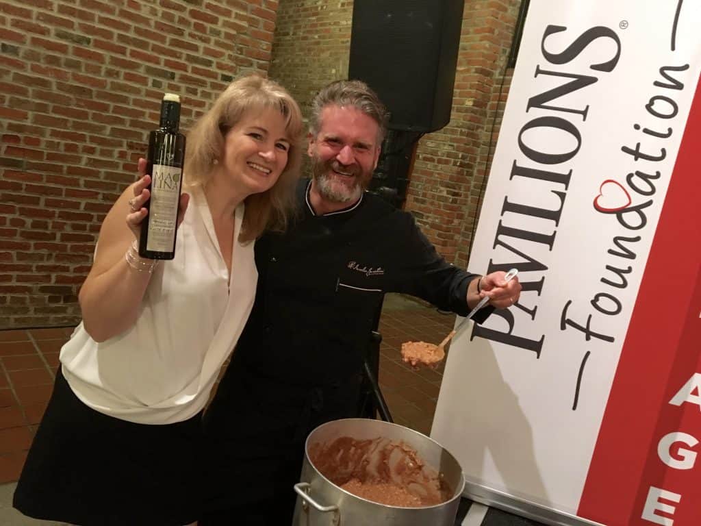 Chef Barattini and Christina from Christina's Cucina at Taste of Italy, 2016