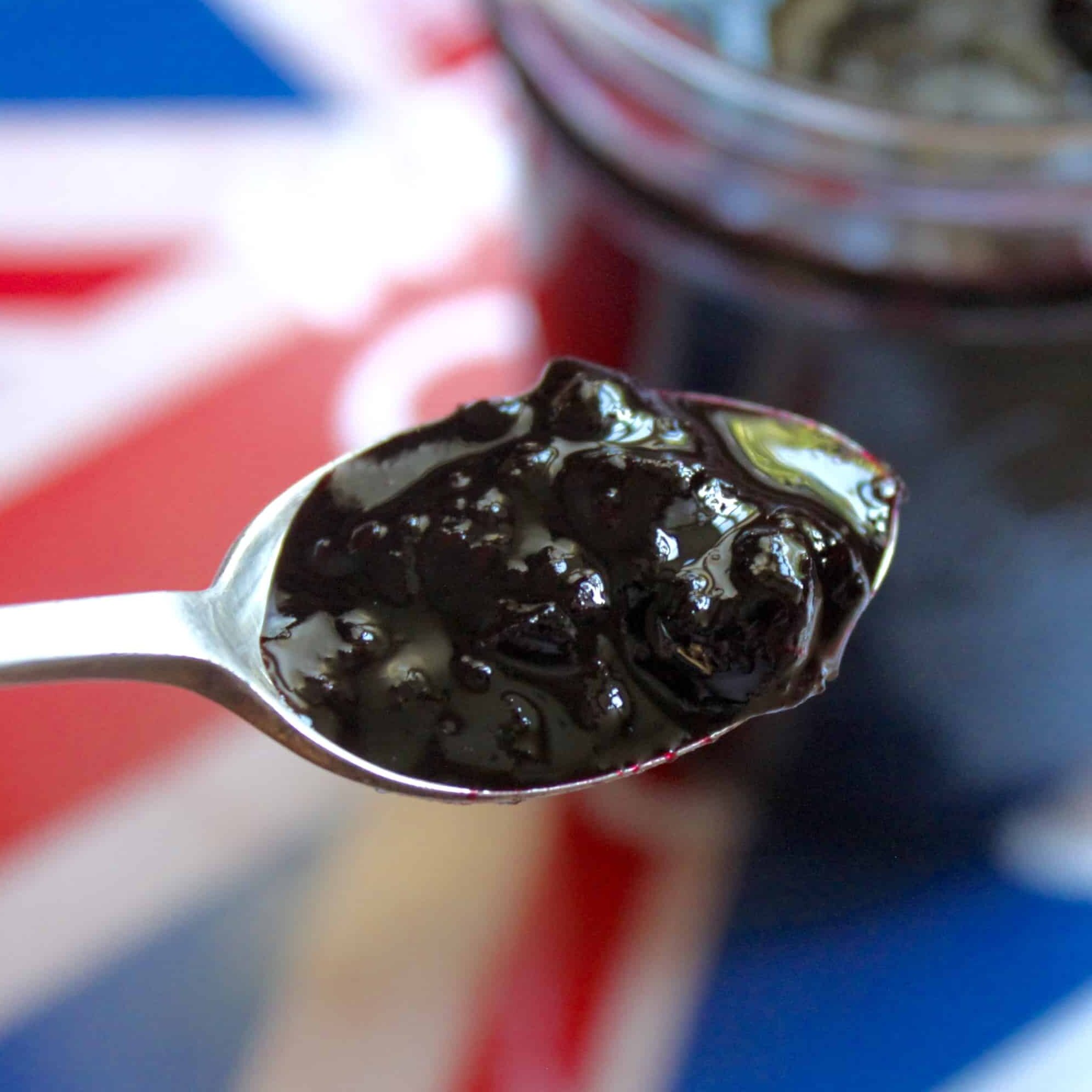 blackcurrant jam from Christina's Cucina