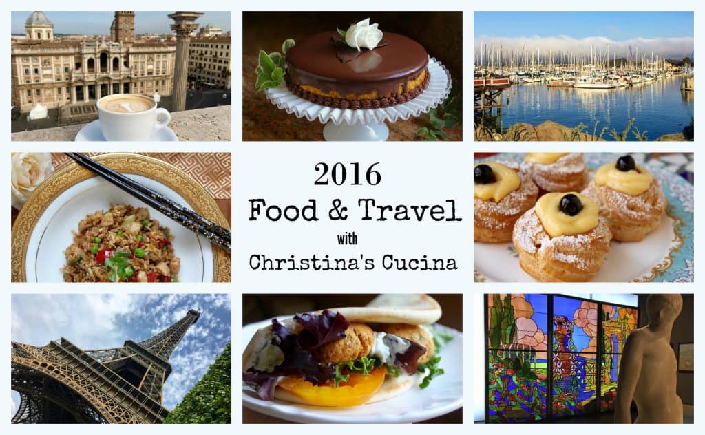 Christina's Cucina 2016 Food and Travel collage
