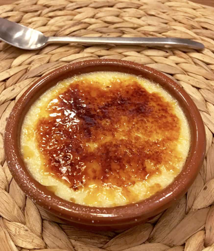 Crema Catalana at Cook & Taste, cooking lessons in Barcelona 