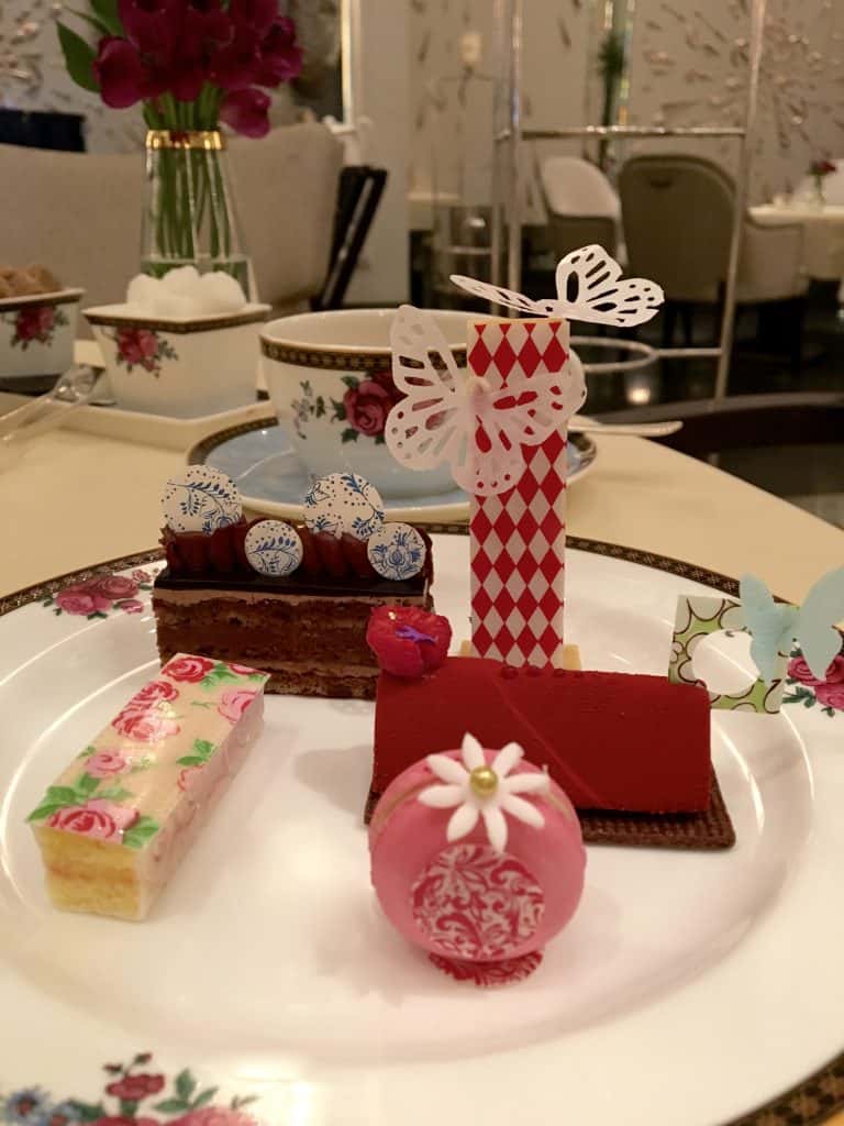 Sweets at Afternoon Tea at the Langham