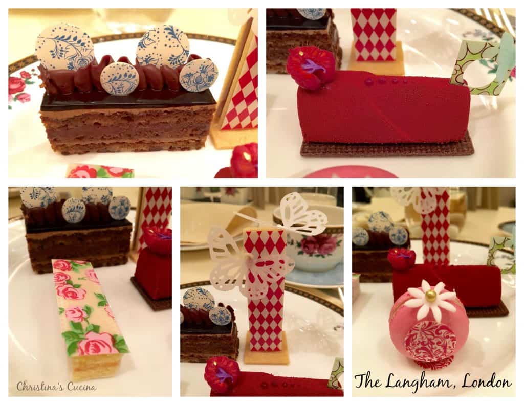 The Langham Afternoon Tea pastries by Cherish Finden