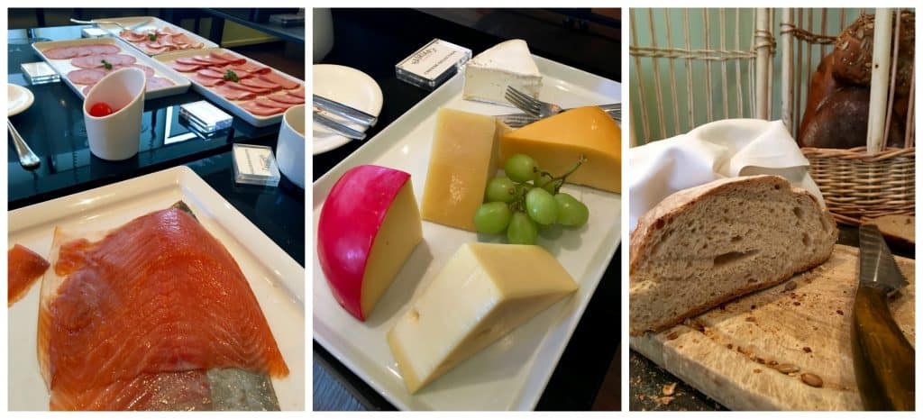 Meat and cheese options for breakfast at The Balmoral