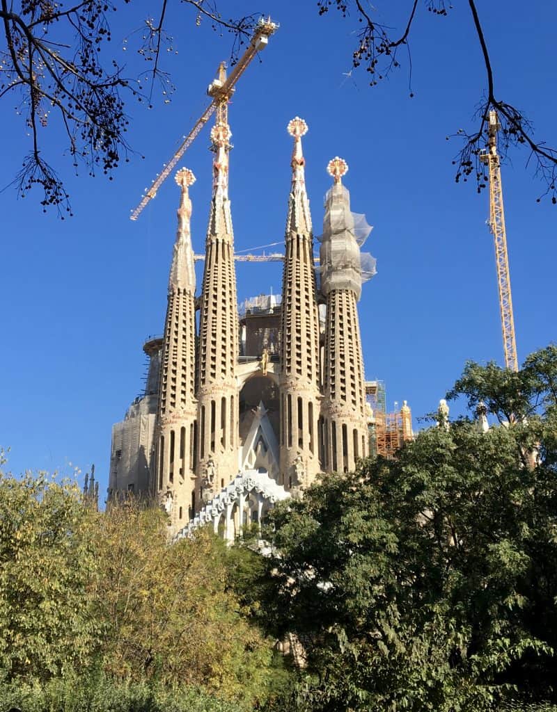 La Sagrada Familia still under construction