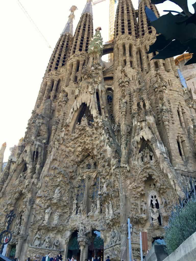 Front of La Sagrada Familia