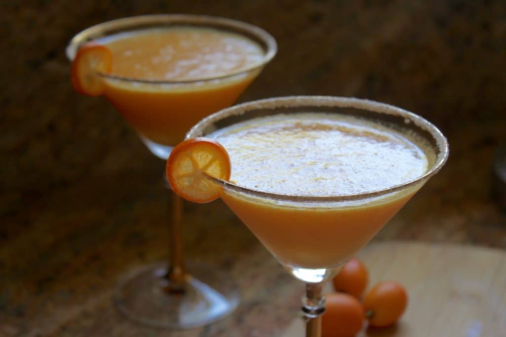 kumquat martinis