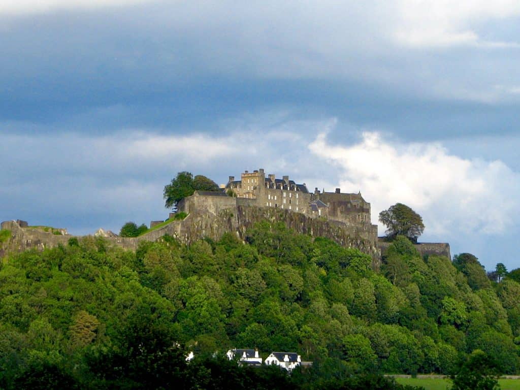 Stirling Castle Scotland on a castle tour of Scotland