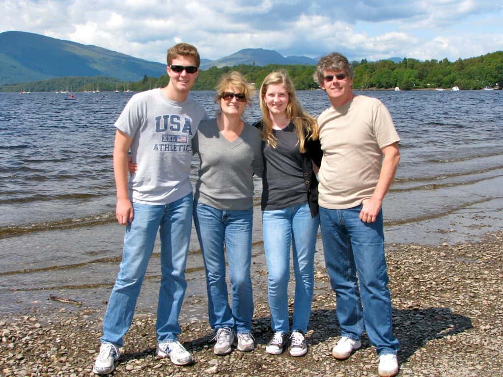 My family at Loch Lomond