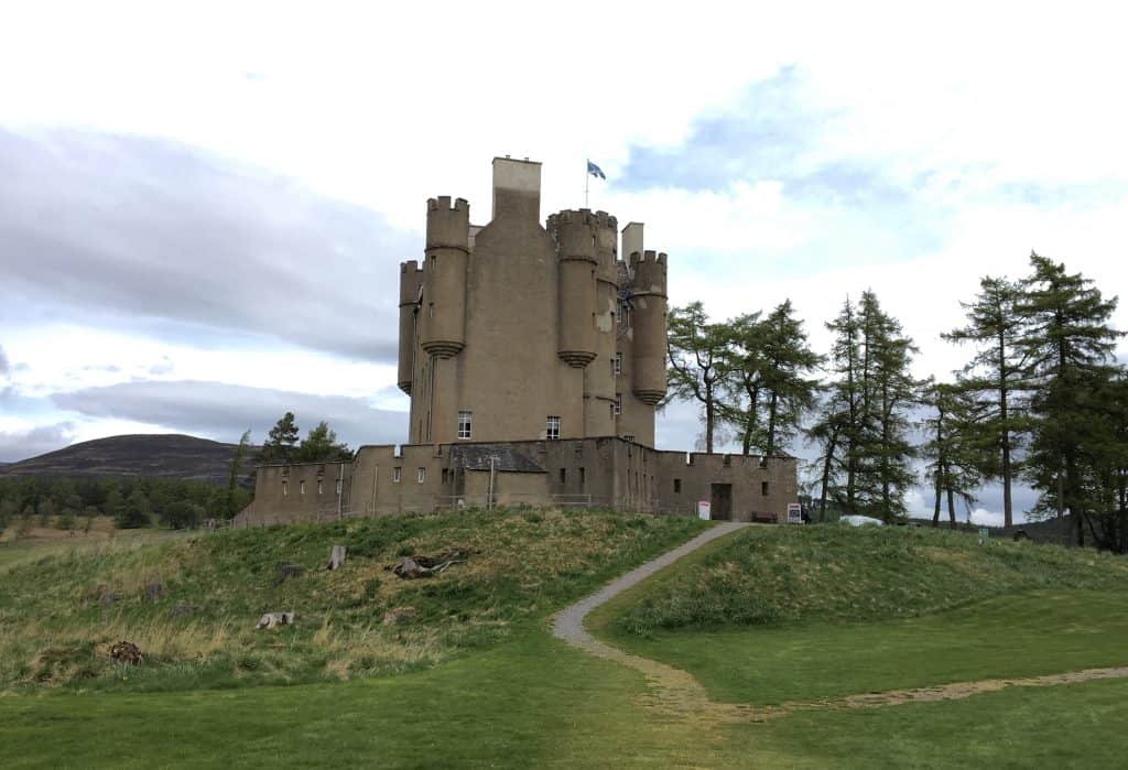 Braemar Castle on a castle tour of Scotland